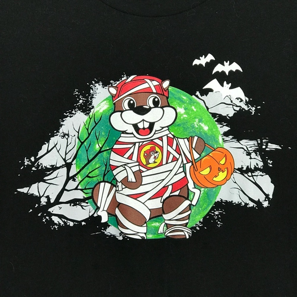 Buc-ee's Halloween Boo Crew Black T Shirt Adult Size XL